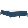 vidaXL Posteľ s pružinovým rámom Modrá 140 x 190 cm látka