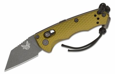 Benchmade 2950BK-2 PARTIAL IMMUNITY Woodland Green malý vreckový nôž 5 cm, čierna, zelená, hliník