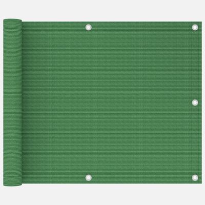 vidaXL Balkónová markíza svetlozelená 75x600 cm HDPE