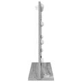 vidaXL Toaletné zrkadlo Sivý Sonoma 60 x 55 x 18 cm Obdĺžnikový