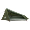 vidaXL Tunelový stan 215 x 100 x 90 cm Olivovo zelená Polyester a oceľ