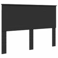 vidaXL Rám postele so zásuvkou Čierna 150 x 200 cm Inžinierske drevo