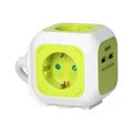Predlžovací kábel 4G ORNO OR-AE-13144 (GS)/L, 4x 230V, 2x USB nabíjací, prívod 1,4 m, farba limetka