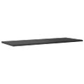 vidaXL Prídavné police 4 ks, lesklé sivé 80x30x1,5 cm, drevotrieska