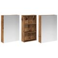 vidaXL Set kabinetov do kúpeľne 3 ks 140 x 14,5 x 70 cm