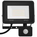 vidaXL LED reflektor so senzorom 30 W teplé biele svetlo