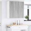 vidaXL Závesná skrinka Sivý Sonoma 80 x 31 x 80 cm Kompozitné drevo