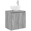 vidaXL Set kabinetov do kúpeľne 5 pcs Sivý Sonoma 50 x 14,5 x 70 cm
