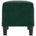 vidaXL Lavička tmavozelená 70x35x41 cm zamat