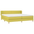 vidaXL Boxspring posteľ s matracom zelená 200x200 cm látka
