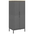 vidaXL Šatník FLORO sivý 77x53x171 cm borovicový masív