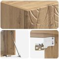 vidaXL Nástenná TV skrinka 98 x 31 cm Dub artisan Kompozitné drevo