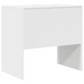 vidaXL Stôl Biela 80 x 50 x 76 cm