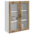 vidaXL Dvierka na umývačku Kalmar Remeselný dub 80 x 31 x 100 cm