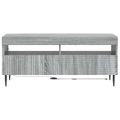 vidaXL LED TV kabinet Sivý Sonoma Kompozitné drevo