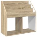 vidaXL Detský regál Sonoma dub 72,5 x 29,5 x 69 cm Kompozitné drevo