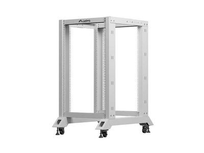 Lanberg otvorený rack 19'' 18U 600X800 šedý