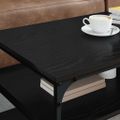vidaXL Konferenčný stolík Čierny dub 100 x 50 x 45 cm Kompozitné drevo