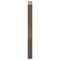 vidaXL Nohy konzolového stolíka v tvare U, 2 ks, prírodná oceľ, 38 x (72-73) cm, oceľ