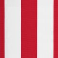 vidaXL Náhradná látka na markízu, červeno-biela, 500x300 cm, polyester