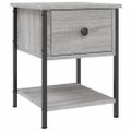 vidaXL Nočné stolíky 2 ks sivé sonoma 34x35,5x45 cm kompozitné drevo