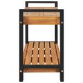 vidaXL Lavička 120 cm teakový masív