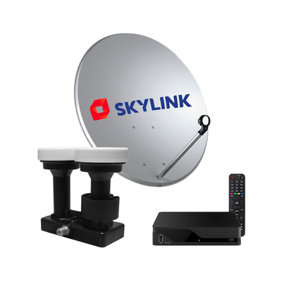 SET pre montáž SKYLINK - Kaon MZ-52, parabola 80, LNB monoblok SINGLE