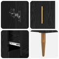 vidaXL Highboard 2 ks Čierny dub 69,5 x 34 x 180 cm Kompozitné drevo