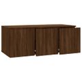 vidaXL TV skrinka hnedý dub 80x34x30 cm spracované drevo