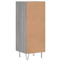 vidaXL Komoda sivý dub sonoma 34,5x34x90 cm spracované drevo