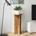 vidaXL Stojan na rastliny 2 ks Staré drevo 29,5 x 29,5 x 60 cm