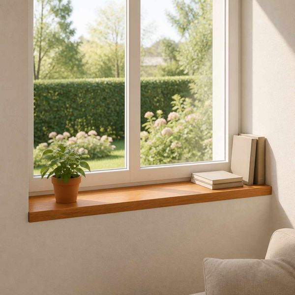 vidaXL Parapety 2 ks Hnedá 80 x 25 x 2 cm Masívne dubové drevo