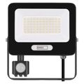 LED reflektor GLARO EMOS ZS2344B s pohybovým senzorom, 50 W, čierny, IP54, 5000 lm, neutrálna biela