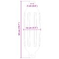 vidaXL Nárazníky na člny 2 ks Ø 14 x 50 cm Čierna PVC