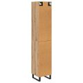 vidaXL Highboard Remeselný dub 34,5 x 34 x 180 cm Kompozitné drevo