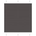 vidaXL plisovaná roleta čierna 115x150 cm Šírka látky 114,4 cm