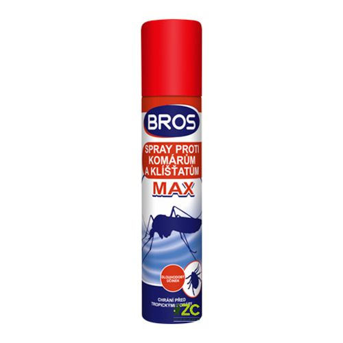 Sprej proti komárom a klíštiam BROS Max 90 ml