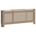 vidaXL Kryt na radiátor 205 cm MDF