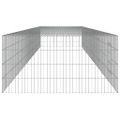 vidaXL 5-panelová klietka pre králiky 541x109x54 cm pozinkované železo