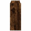vidaXL Regál na topánky dymový dub 80x25x62 cm spracované drevo