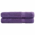 vidaXL Prémiové uteráky do sauny SOLUND 2 ks fialové 80x200cm 600 g/m2