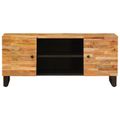 vidaXL TV skrinka Hnedá 105 x 33 x 46 cm Masívne mango drevo
