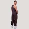 Tielko Persistence Ribbed Brown - GymBeam, veľkosť XL