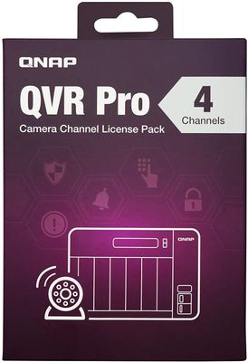 QNAP LIC-SW-QVRPRO-4CH-EI - QVR Pro licencie pre 4 ďalšie kamery
