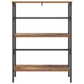 vidaXL Regál na knihy 2 úrovní 60 x 29,5 x 81 cm Kompozitné drevo
