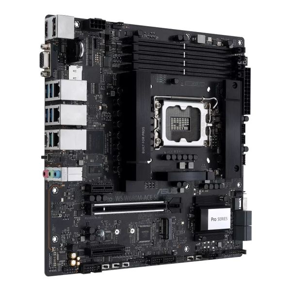 ASUS Pro WS W680M-ACE SE/LGA 1700/mATX ASUS PRO WS W680M-ACE SE / Intel W680 / LGA1700 / 4x DDR5 / HDMI / DP / M.2 / mATX