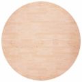 vidaXL Okrúhla stolová doska Ø60x1,5 cm neošetrený dubový masív