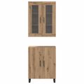 vidaXL Highboard 2 ks dub artisan 69,5 x 34 x 180 cm Kompozitné drevo