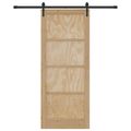 vidaXL Posuvné dvere ORKDAL 86 x 211 cm Borovicový masív