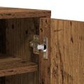 VidaXL Skrinka na topánky Old Wood 32x35x92 cm Engineered Wood